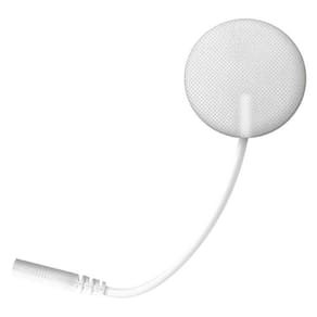 Eletrodos Extraorais Pró-Fono (EEPFs) - Uso Geral Redondo (2,0cm de diâmetro) (duas unidades) - Autoadesivos e com Cabo Acoplado