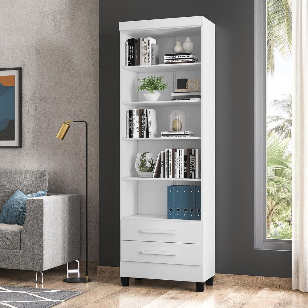 Livreiro Multiuso 2 Gavetas 3420 Qmovi