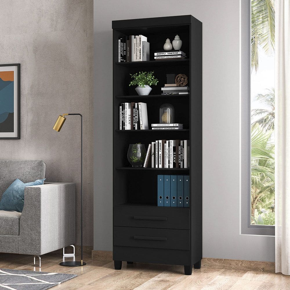 Livreiro Multiuso 2 Gavetas 3420 Qmovi