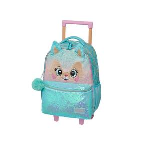 Mochila de Rodinhas Pacific Com Alças Pack Me Sweet Verde