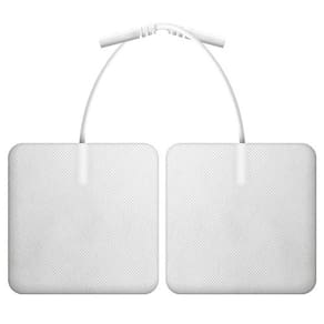 Eletrodos Extraorais Pró-Fono (EEPFs) - Uso Geral Quadrado (5cm – L x 5cm – A) (duas unidades) - Autoadesivos e com Cabo Acoplado