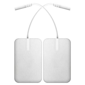 Eletrodos Extraorais Pró-Fono (EEPFs) - Uso Geral Retangular (3cm – L x 5cm – A) (duas unidades) - Autoadesivos e com Cabo Acoplado