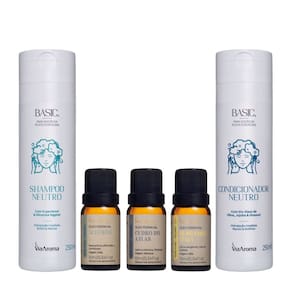 Kit Shampoo e Condicionador Cabelos Grisalhos - Brilho e Beleza