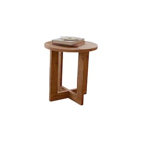 Mesa Lateral Luxo 8002 Caramelo Madeirado