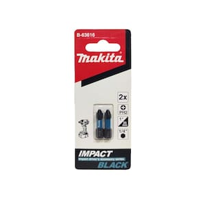 Bits Phillips PH2 25mm Impacto Makita - 2 Peças
