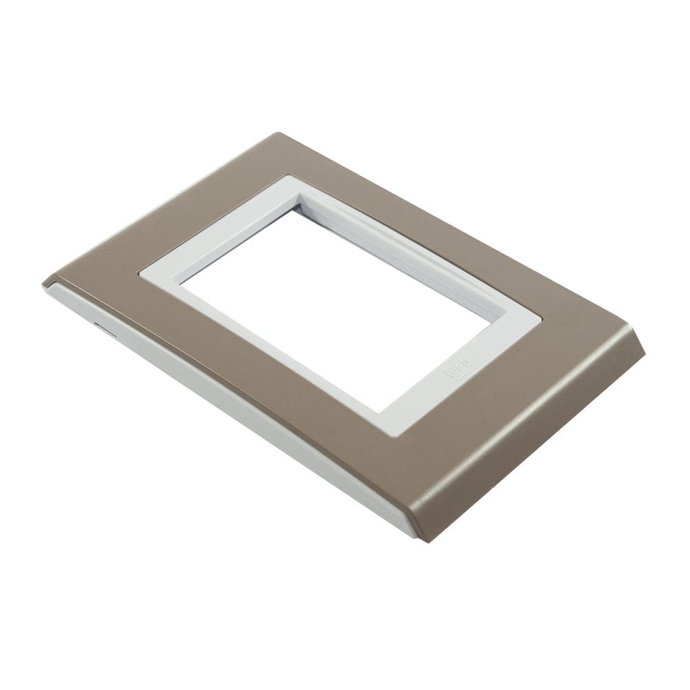 Placa 4x2 3 posiçoes Refinatto Weg Argila e Branco