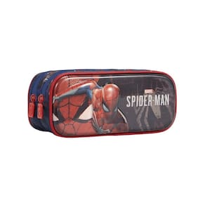 Estojo Escolar Infantil Duplo Spider-Man Se - 13376 Xeryus