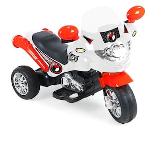 Moto Elétrica Speed Chopper Branca 6V 20Kg