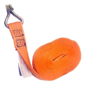 Cinta de Amarração com Gancho J 50 mm x 9 m de 5000 kg Laranja - Quality Fix CIF-A-LG-PS-050
