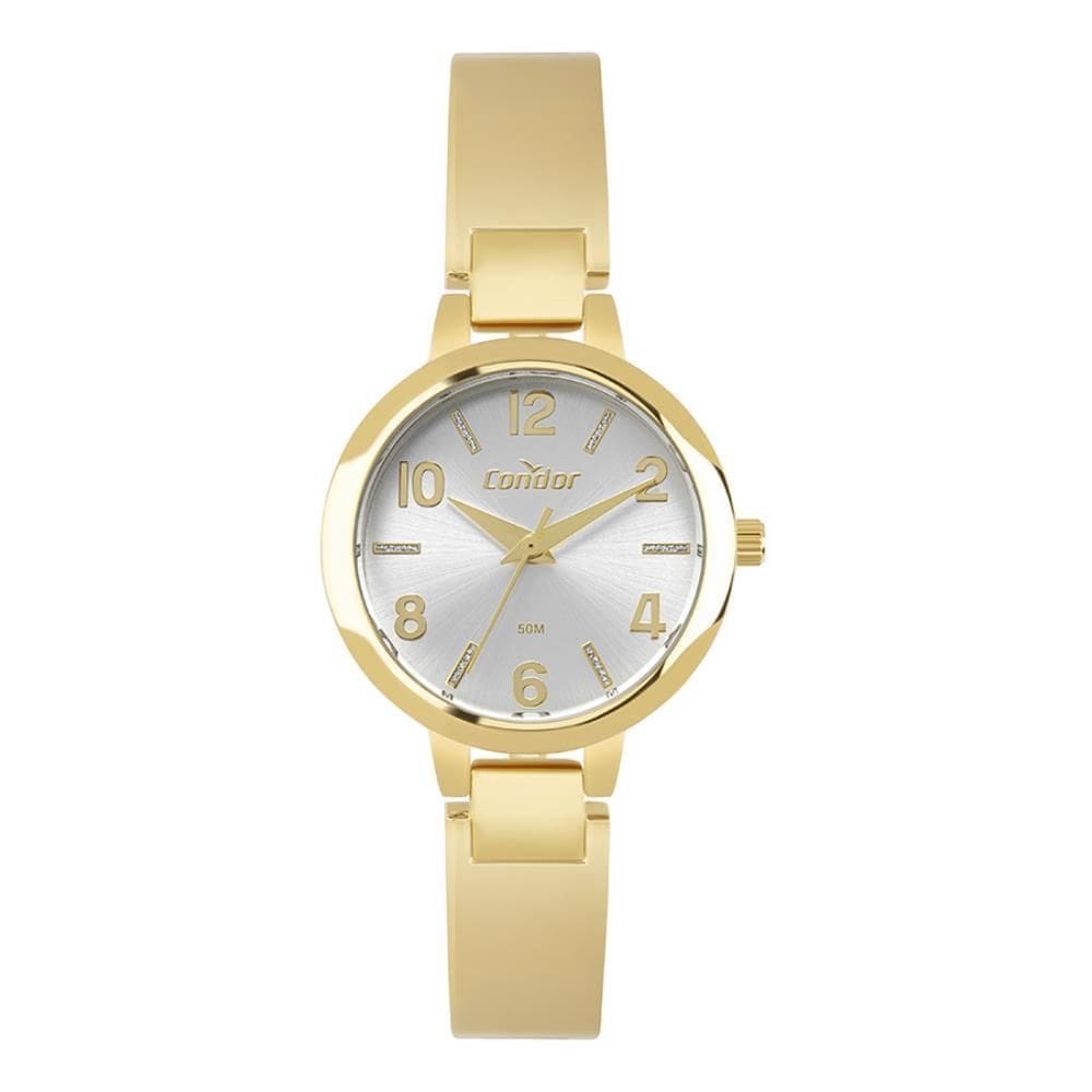 Relógio Condor Feminino Ref: Co2035Nkf/5K Bracelete Dourado