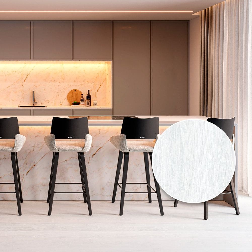 Piso Vinílico Colado 18cmx2mmx1,22m Margarida Pix Revestimentos - caixa com 4,34m2 - Cinza