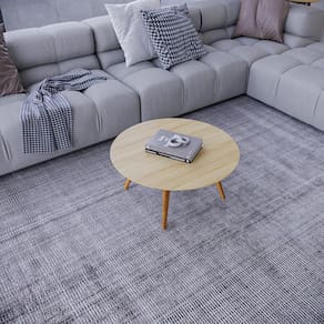 Mesa de Centro Vesta Redonda 31cm X 67cm X 67cm Natural Tawary