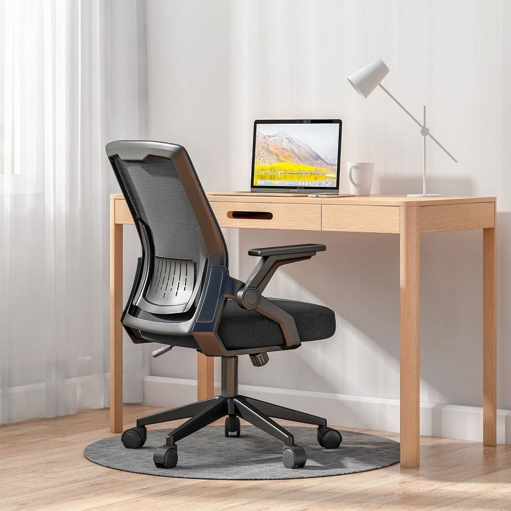 Cadeira para Escritório Office V3001 99cm X 56cm X 62cm Preto