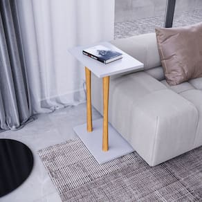 Mesa Lateral Alla 68cm X 45cm X 30cm Fendy