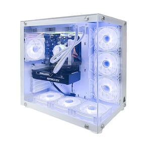 Pc Gamer Ryzen 5 5500, 16Gb 3200Mhz, (Rtx 4060 8Gb), B550m, Ssd 480Gb M.2, 600W 80 Plus, Water Cooler White 240Mm - Nli88049