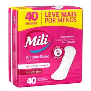 Absorv Protetor Diario Mili 40