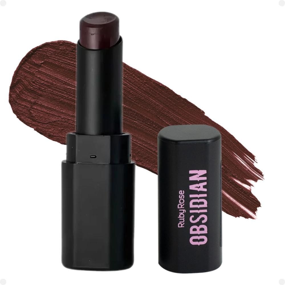 Batom Lipstick Ruby Rose Obsidian Cream Satin Ocs01 Hb-7000-1