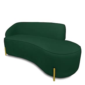 Sofá 4 Lugares Orgânico 220cm Pé Dourado Morgan Bouclê D03 - D`Rossi