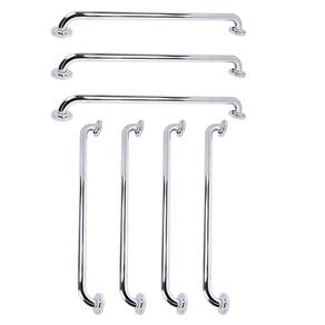 Barra de Apoio 70cm Inox Kit 7 Unidades Deficiente Idoso Criança Gestante Banheiro Box Acessibilidade Suporte Corrimao Escada Segurança