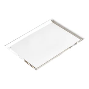 Bandeja de Acrílico Hara Transparente Diamantada 30x20 cm