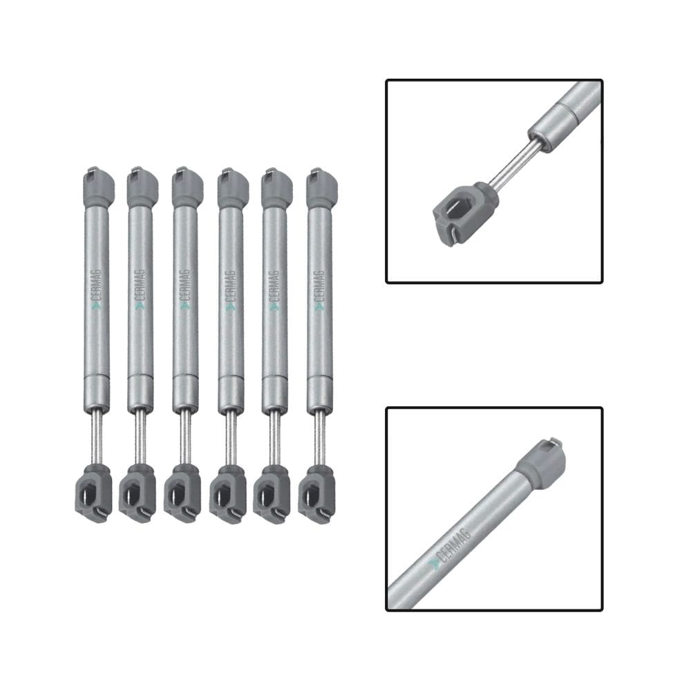 6 Amortecedor Inverso Porta Armário Pistão Gás 120N Até 12Kg