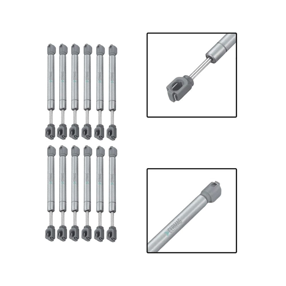 12 Amortecedor Inverso Porta Armário Pistão Gás 120N Até 12Kg