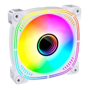 Cooler Fan Ryvel 120Mm Argb 5V Blanc Branco - Ry-Fn-Bl-Wt-5V