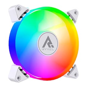 Cooler Fan Ryvel 120Mm Argb 5V Snowy Branco - Ry-Fn-Sw-Wt-5V