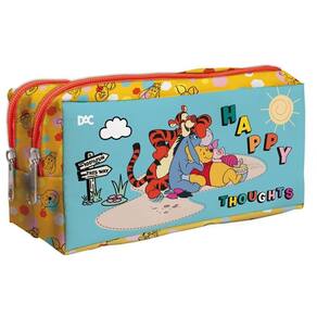 Estojo Duplo Escolar em Tecido Ursinho Pooh 5163 - Dac