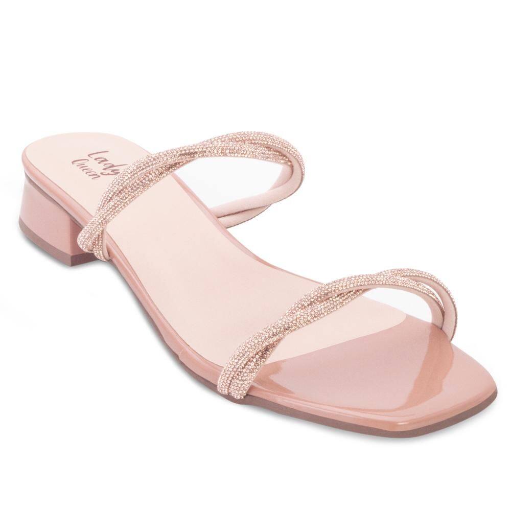 Sandália Salto Baixo Lady Queen AM24-17601