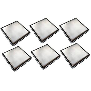 Ralo Oculto Invisivel 15X15 Inox Kit 6 Uni Anti Odor Cozinha Banheiro