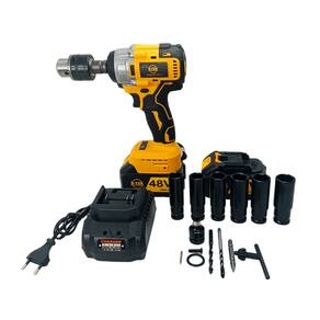 Parafusadeira Furadeira de Impacto 48V com 2 Baterias de Lítio – Alta Performance e Mobilidade