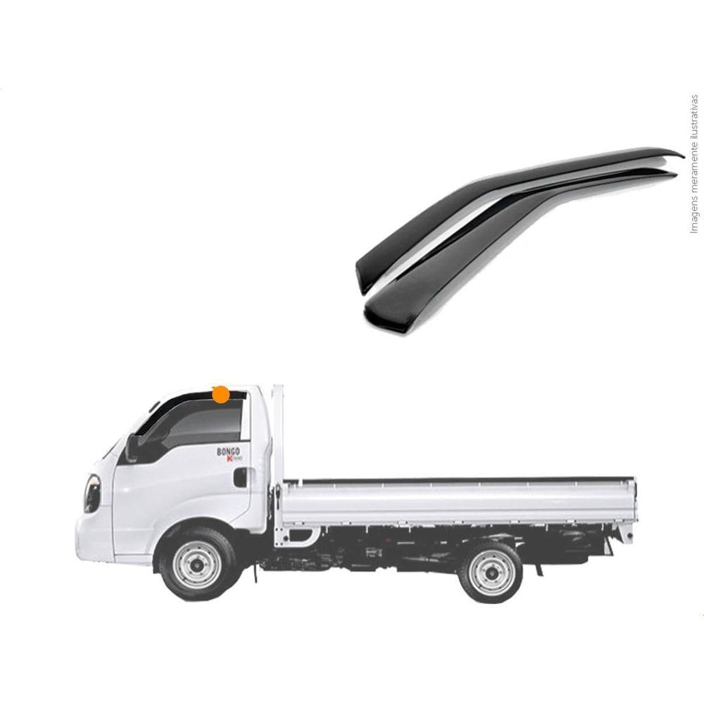 Calha De Chuva Ecoflex Kia Bongo 05/18 2P