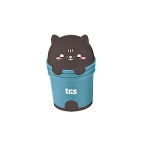 Apontador Duplo Com Borracha Kitty Gato Tris Verde