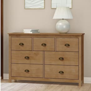 Cômoda 7 Gavetas Topazio 125,0cm X 85,0cm X 41,0cm Freijó
