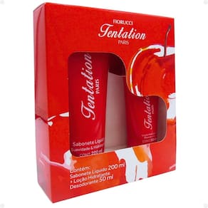 Kit Sabonete 200ml e Loção Hidratante 50ml Fiorucci Tentation