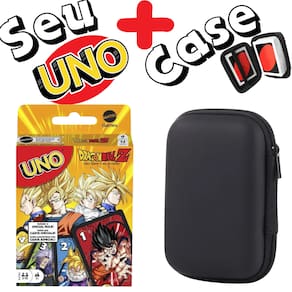 Kit Case + Jogo de Cartas UNO - Dragon Ball Z