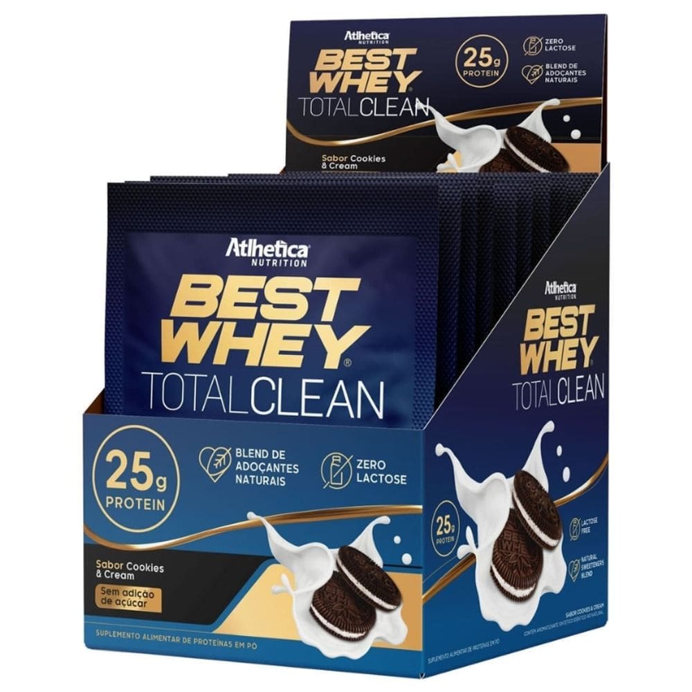 Best Whey Total Clean (15 sachês de 35g) - Atlhetica Nutrition