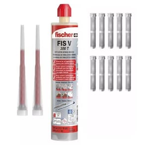 Chumbador Químico VL com 10 Camisas Bucha Injeção 12mm