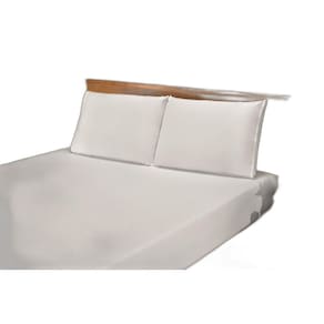 Jogo De Cama/ Lençol Queen 3 Peças 200 Fios Percal Branco