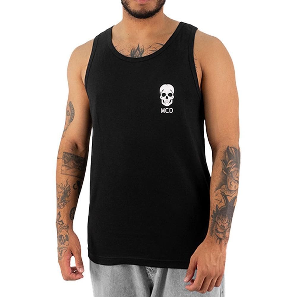 Regata MCD Logo Caveira MCD SM25 Masculina Preto