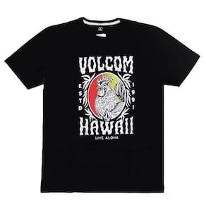 Camiseta Volcom Aloha Rooster SM25 Masculina Preto