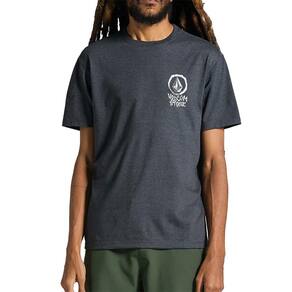 Camiseta Volcom Inked SM25 Masculina Mescla Preto