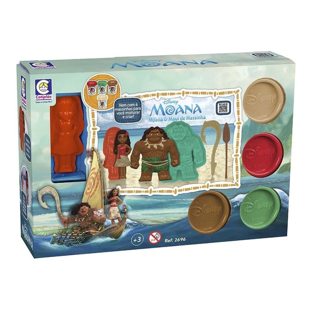 Kit Massinha Moana E Maui Cotiplás - 2696