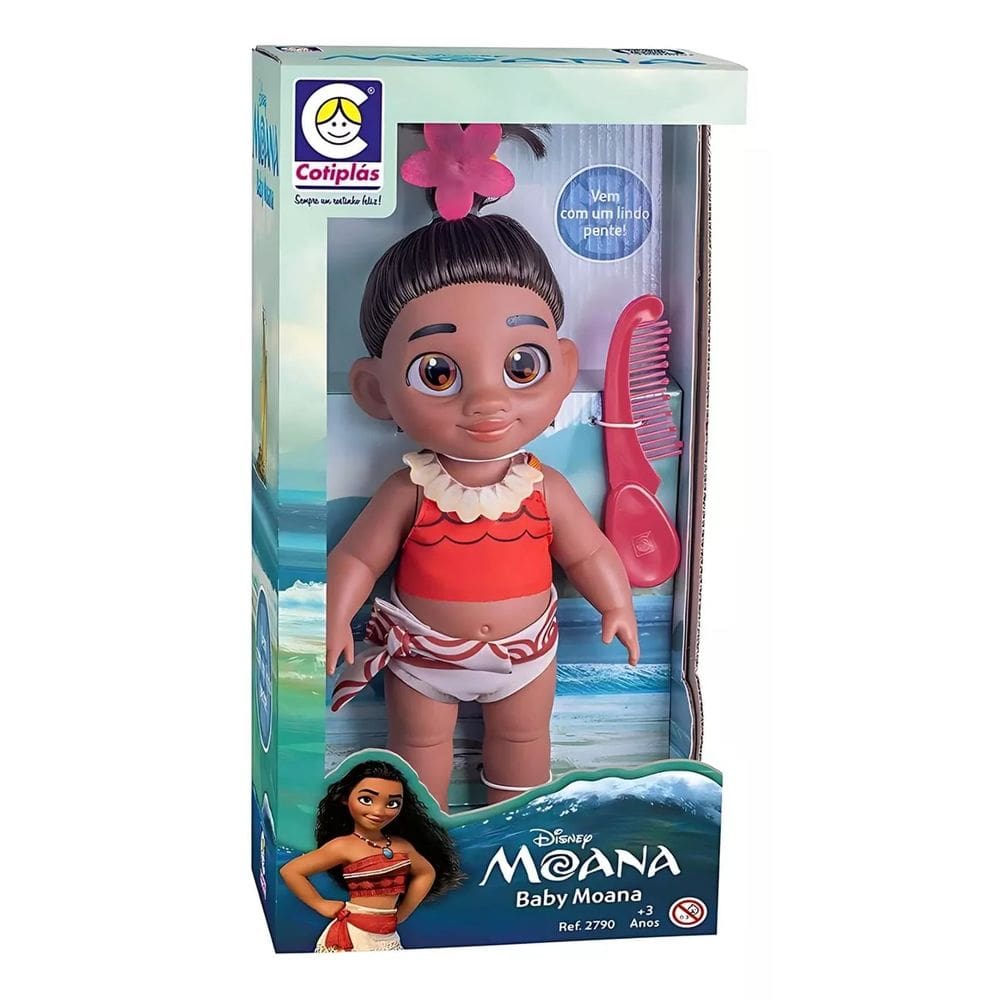 Boneca Moana Baby Pequena 32 Cm Cotiplás - 2790