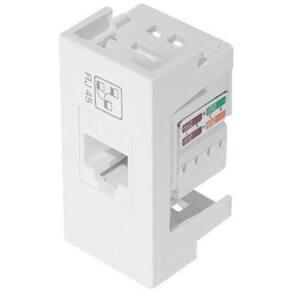 Tomada Modulo Fame Para Cabo Rj45 8 Vias Cat 5E