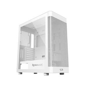 Gabinete Gamer Redragon Aeroglass Lunar Branco Ca-602W