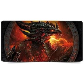 Mouse Pad Gamer 700 X 350  Dragão De Fogo