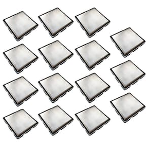 Ralo Oculto Invisivel 15X15 Aço Inox Kit 15 Uni Anti Odor Banheiro Box Lavanderia Varanda