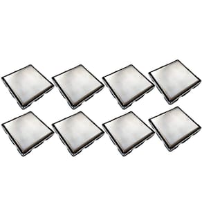Ralo Oculto Invisivel Inox 15X15 Anti Odor Kit 8 Uni Box Banheiro Cozinha Lavabo